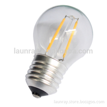 E27 G45 45mm 2W Led Filament Bulb Retro Filament Lamp UL Listed